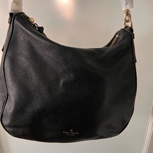 Kate Spade Black Leather Shoulder Bag